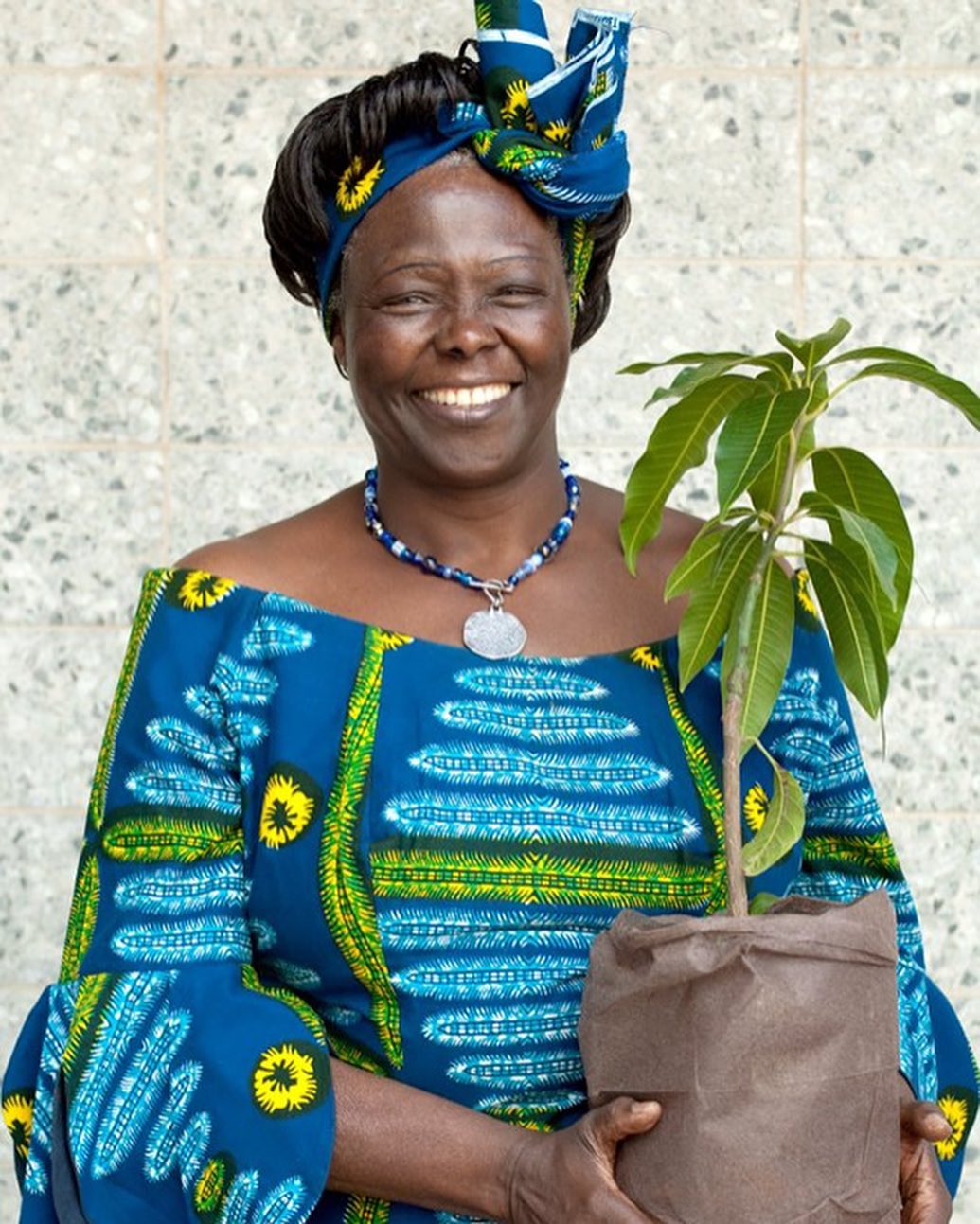 Wangarĩ Muta Maathai. Source: @rewritingthenarrative_